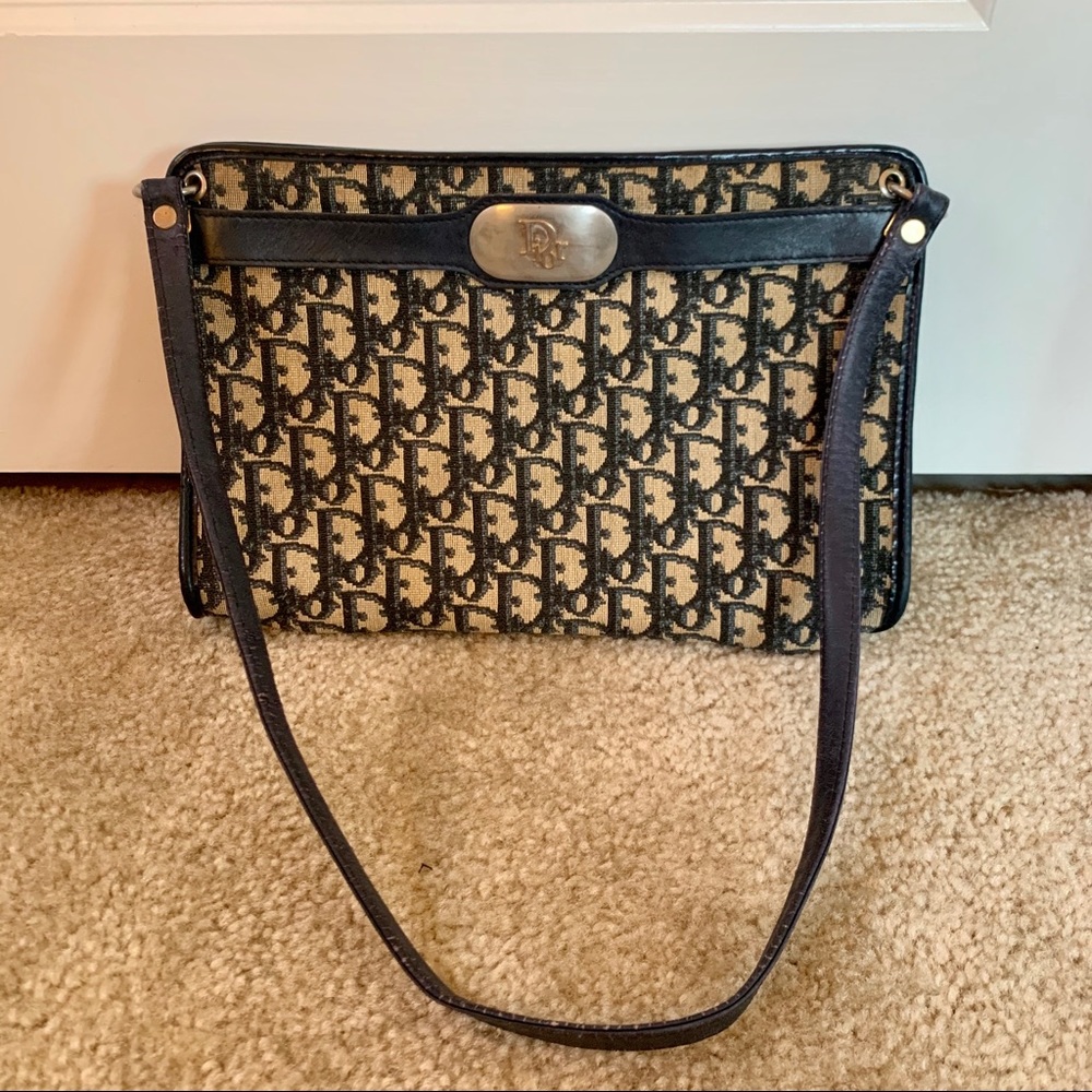 Authentic vintage Christian Dior shoulder bag